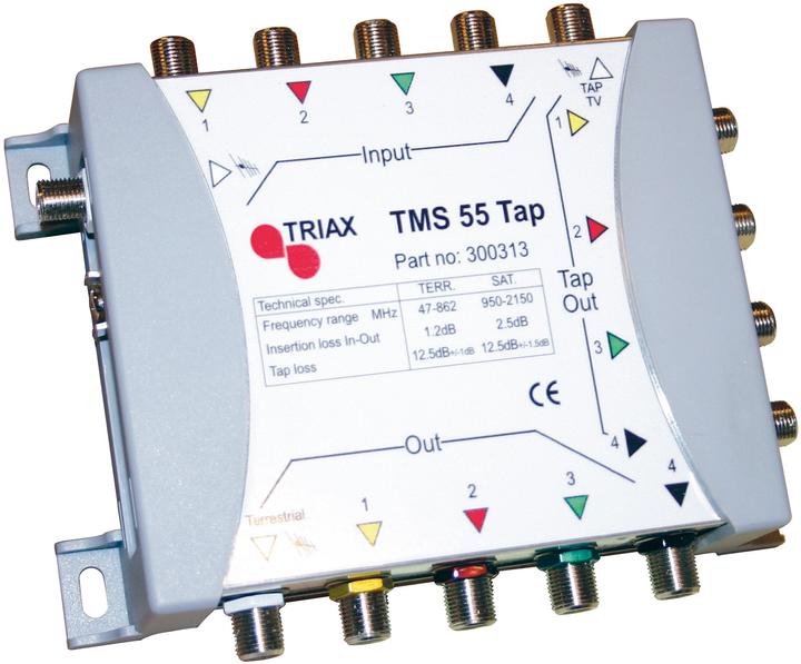 Triax TMS 55-12 TAP Distribuzione del blocco satellitare 5 ingressi 5 uscite