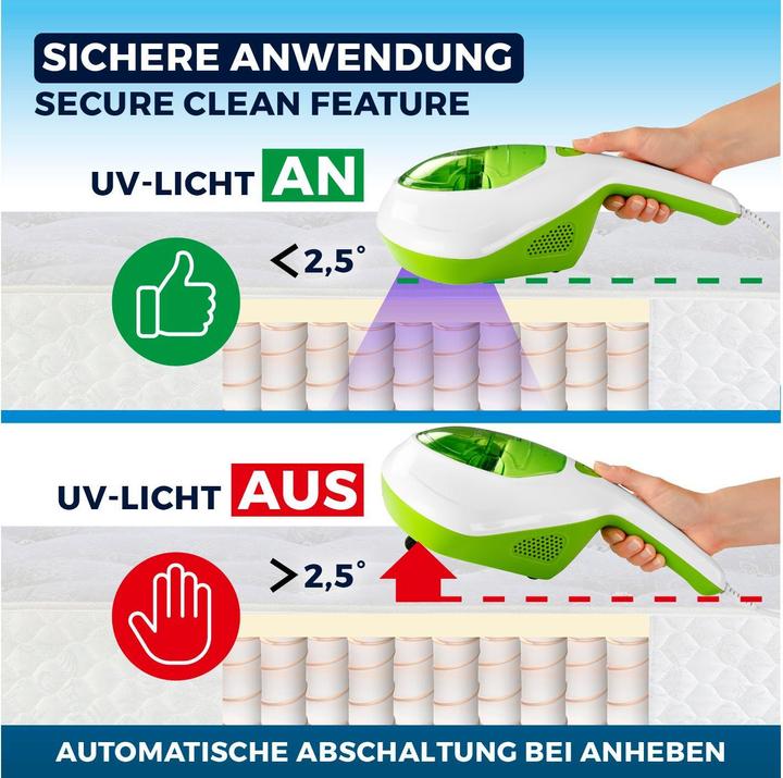 Immagine prodotto Maxxmee Aspirapolvere manuale Mite, aspirapolvere per materassi