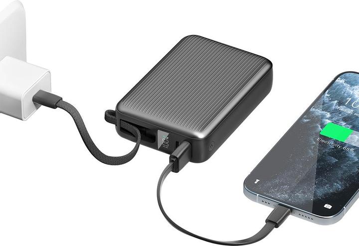 Produktbild Energea PowerBank Integra Ultra 45 20000mAh cable USB-C PD45W grey