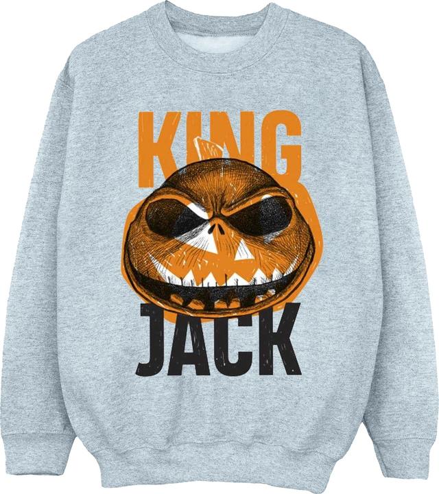 Actual product image Disney Mens The Nightmare Before Christmas King Jack Sweatshirt (XXL)