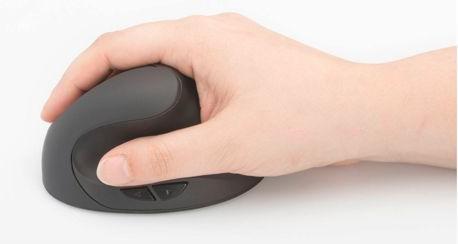 Actual product image Digitus Ergonomic vertical wireless 6 buttons 1600 dpi black (Wireless)