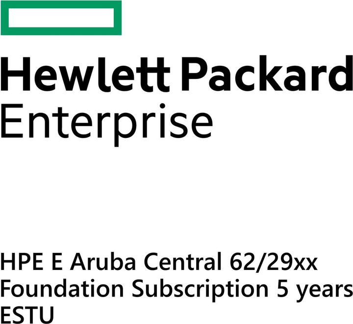 Produktbild HPE E Aruba Central 62/29xx, Foundation Subscription, 5 years, E-STU (24 Ports)