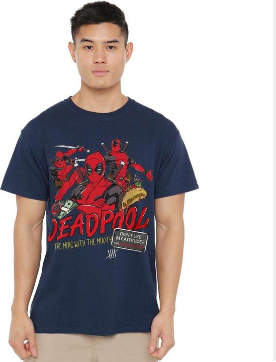 Immagine prodotto Deadpool Attitude Maglietta Uomo (3XL)