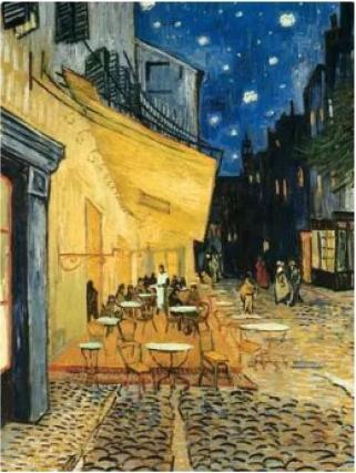Actual product image Ravensburger Van Gogh: Coffee by Night (1000 pieces)