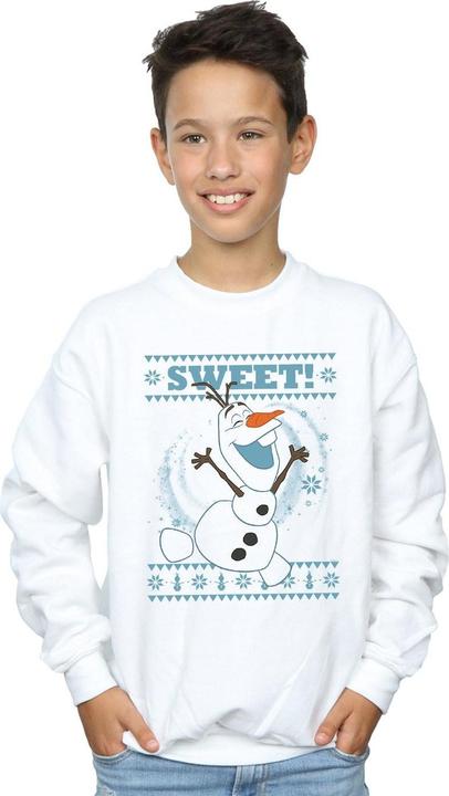 Actual product image Disney Boys Frozen Olaf Sweet Christmas Sweatshirt (116)