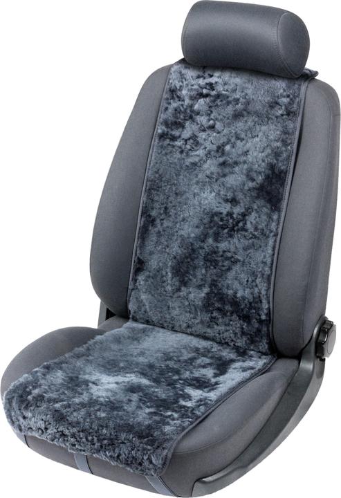 CarComfort Sitzaufleger aus Lammfell Cosmo anthrazit 12-14 mm Fellhöhe