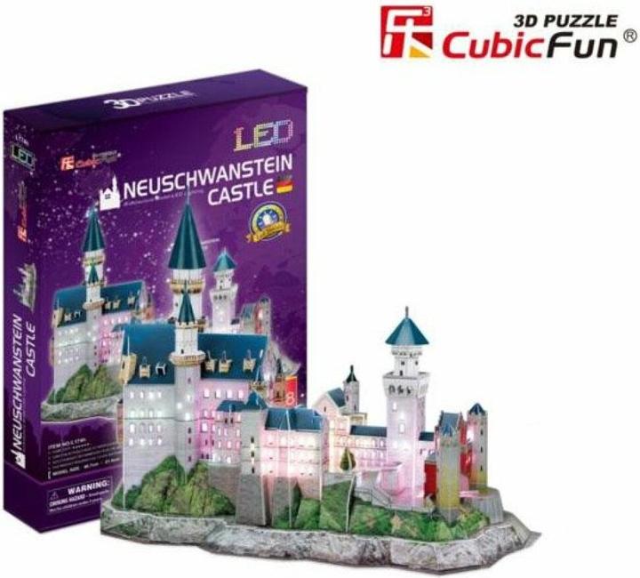Produktbild Cubicfun Puzzle 3D Schloss Neuschwanstein (128 Teile)