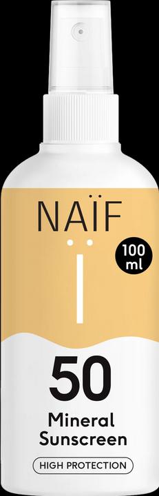 Immagine prodotto Naïf Spray solare per adulti (Spray solare, SPF 50, 100 ml, 133 g)
