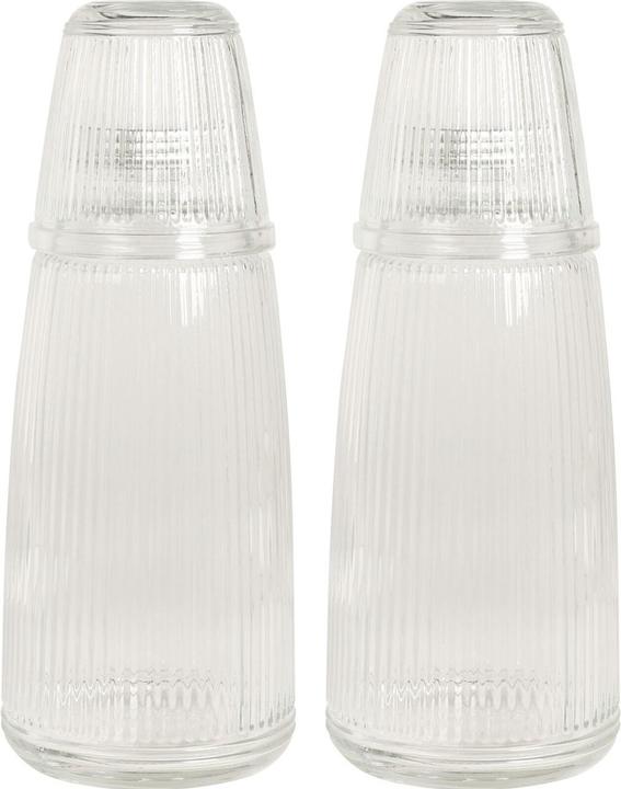 Produktbild Excellent Houseware Glasflasche mit Trinkglas, 1 L, 2er Set (1 l)