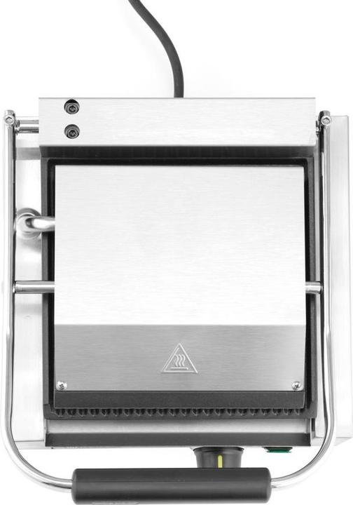 Actual product image Hendi Professional contact grill Gastro EINZEL - top and bottom grooved