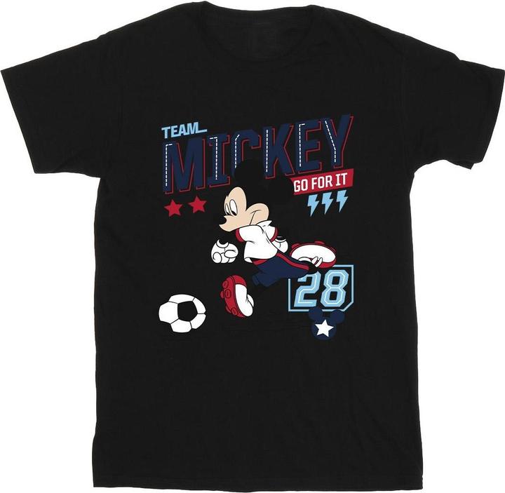 Immagine prodotto Disney Mickey Mouse Team Mickey Football Maglietta Ragazze (128)