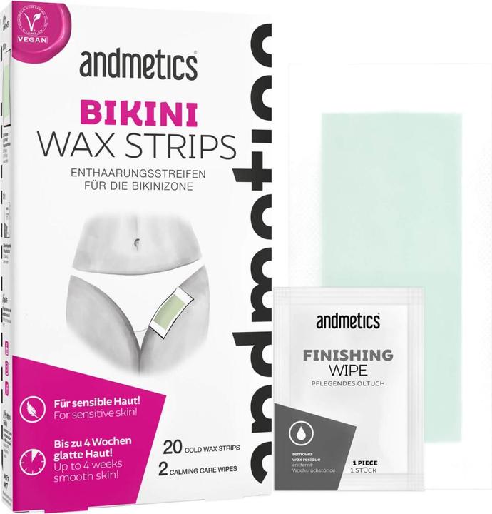 Andmetics Bikini wax strips (20 x)