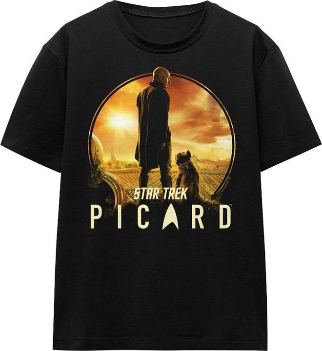 Actual product image Star Trek: Picard Unisex Adult A Man and His Dog T-Shirt (XXL)