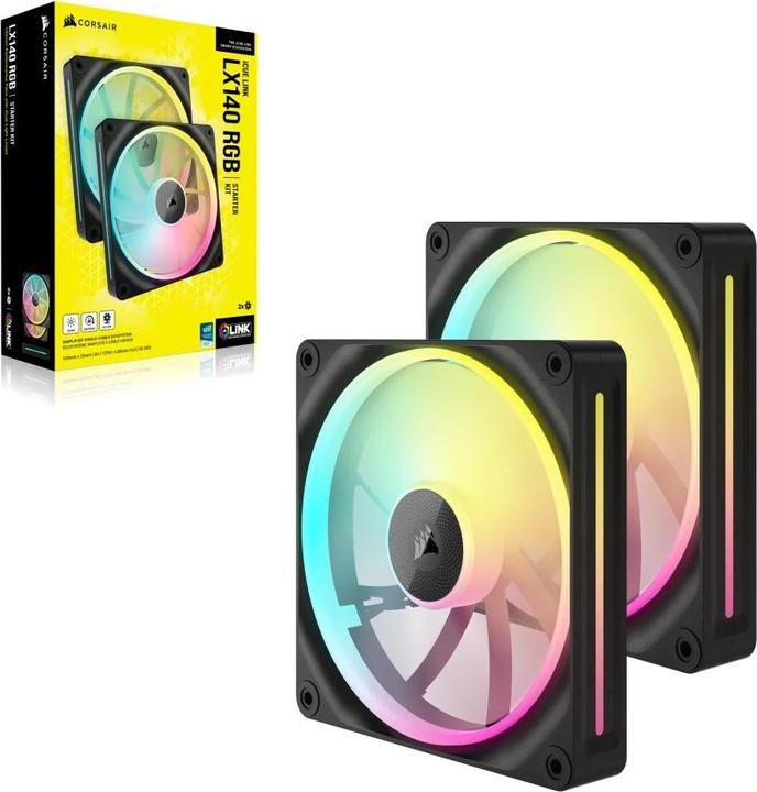 Produktbild Corsair iCUE LINK LX140 RGB (140 mm, 2 x)