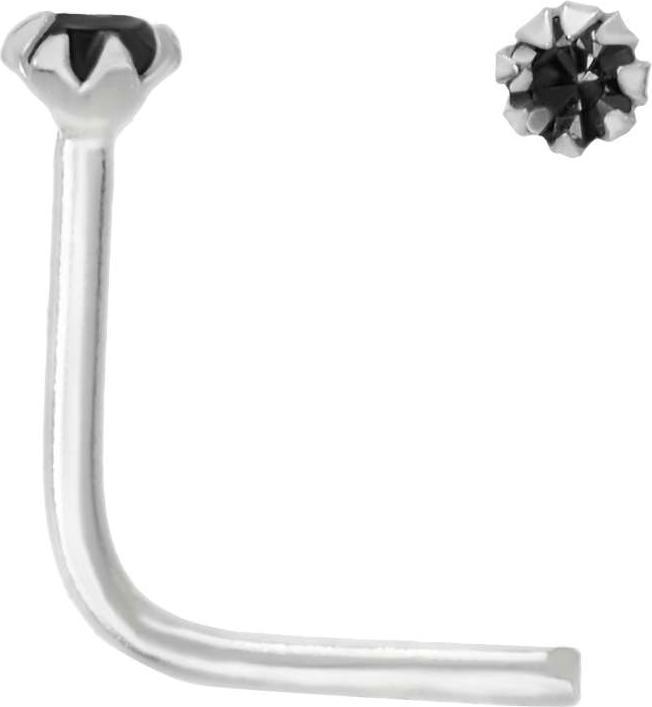 Actual product image Bijouteria Nose piercing (Crystal, Silver 925)