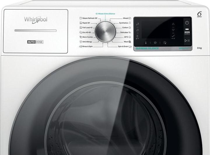 Actual product image Whirlpool PRALKA W7X W845WB EE Supreme Silence (8 kg, Left)