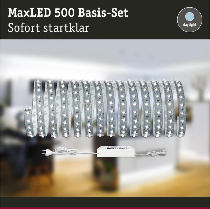 Produktbild Paulmann MaxLED 500 Stripe Set (Tageslicht, 500 cm, Indoor)