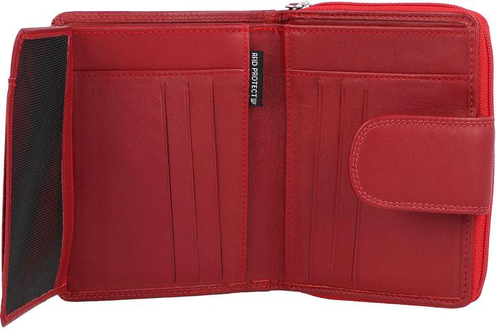 Actual product image Golden Head Polo wallet RFID leather 12.5 cm