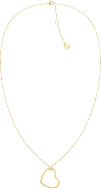 Tommy Hilfiger Minimal Hearts Collier (Acier inoxydable, 58 cm)