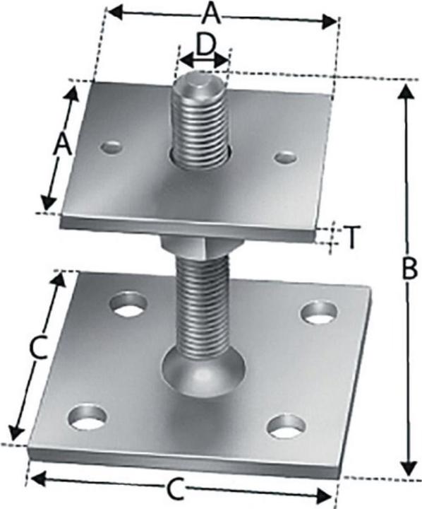 Simpson Sst Stützenfuss (Stützenfuss, 1 Stk.)