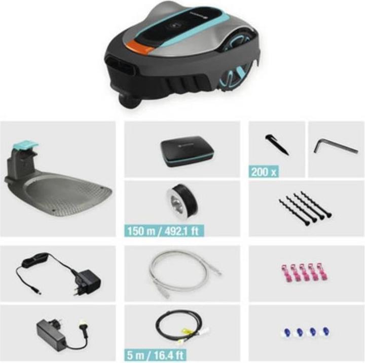 Productafbeelding Gardena slimme robotmaaierset SILENO city 400 vierkante meter (400 m²)