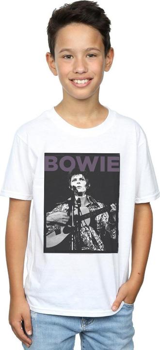 Actual product image David Bowie Boys Rock Poster T-Shirt (140, 146)