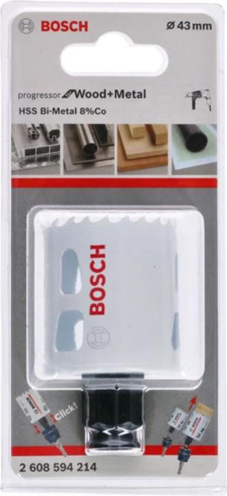 Actual product image Bosch Professional Zubehör Hole saw Progressor for Wood and Metal, 43 mm (43 millimetres)