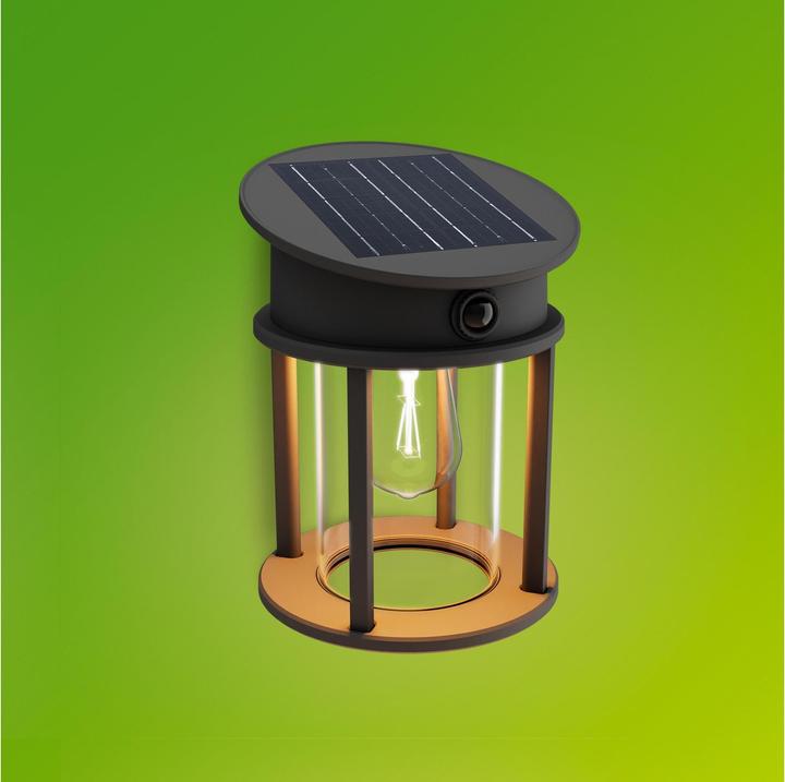 Immagine prodotto Philips Lighting Geri 929004633001 Solar-Aussenwandleuchte 3.2 W Warmweiss Schwa (470 lm, IP44)