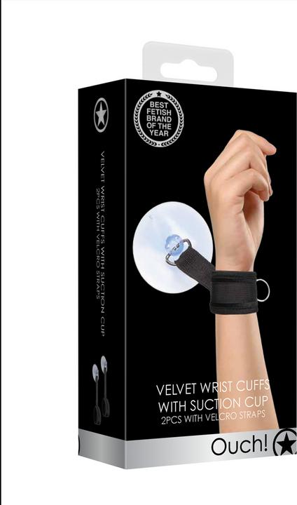 Immagine prodotto Ouch! V&V Adjustable Handcuffs Suction Cup
