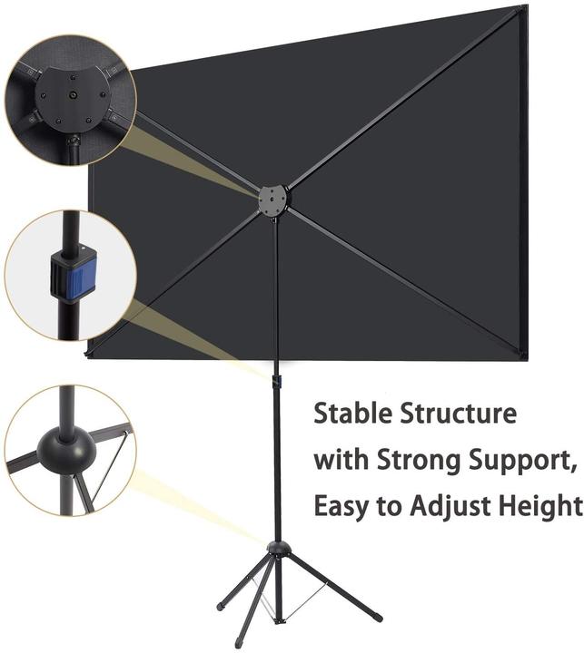 Produktbild Excelimage Beamer Leinwand mit Stativ