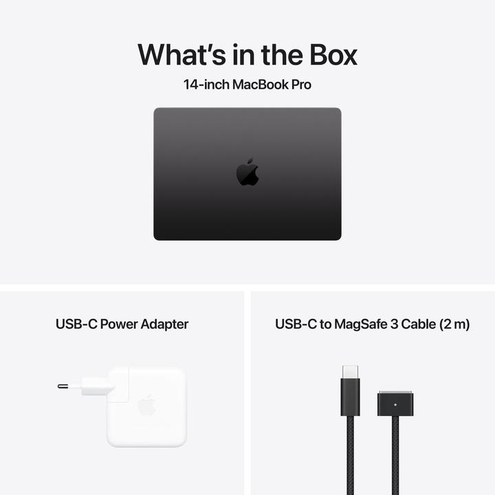 Actual product image Apple MacBook Pro 14 - 2024 Nano (14.20", M4 Max, 128 GB, 8000 GB, CH)