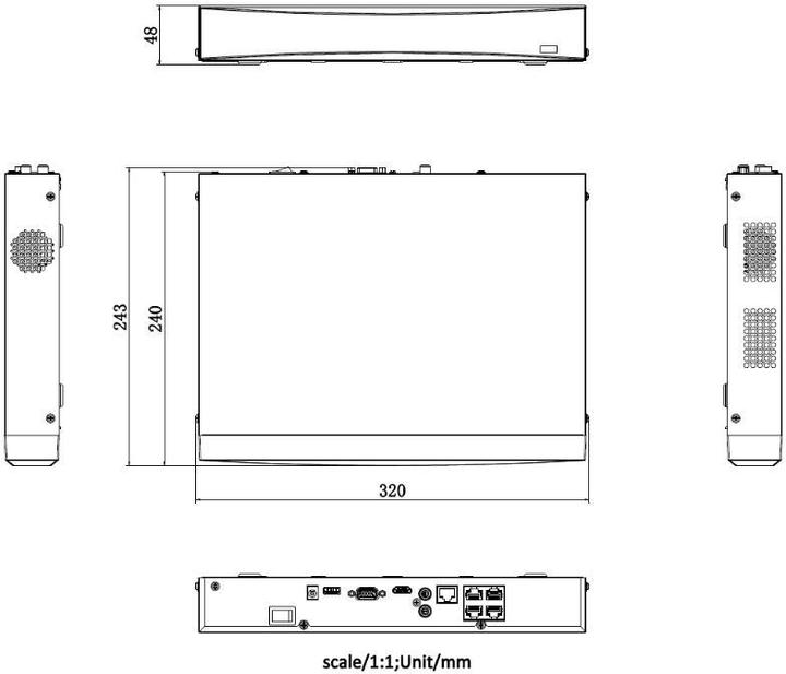 Produktbild Hikvision REJESTRATOR IP DS-7604NXI-K1/4P(D) (Netzwerk Videorecorder (NVR))
