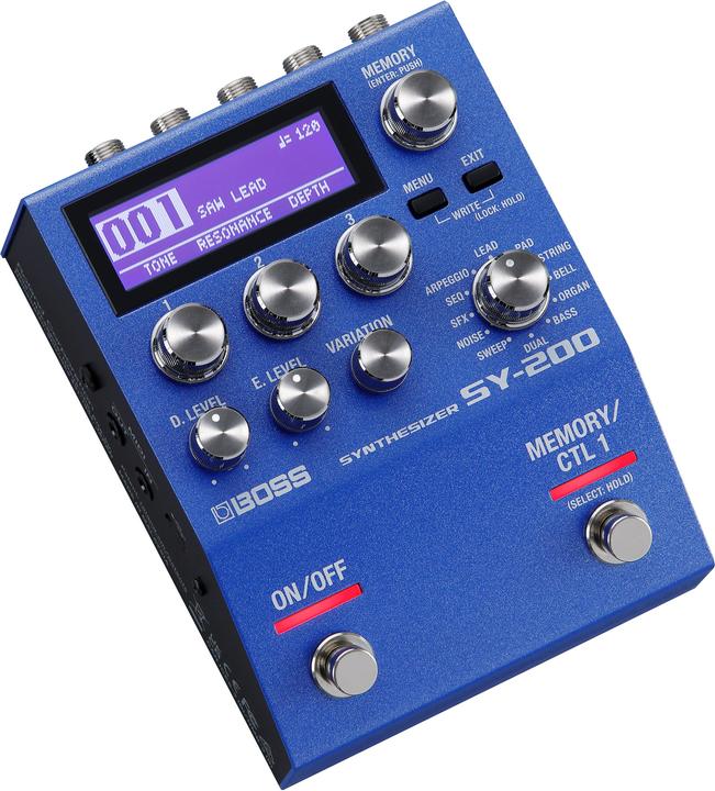 BOSS (Electronics) SY-200 synthesizer compact pedal (Guitar, Bass)