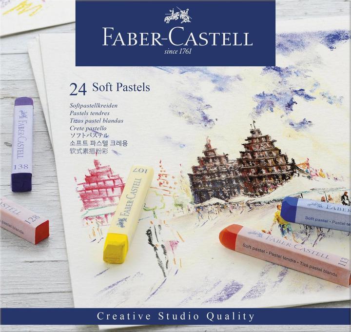Produktbild Faber-Castell Softpastellkreide (Mehrfarbig, 24 x)