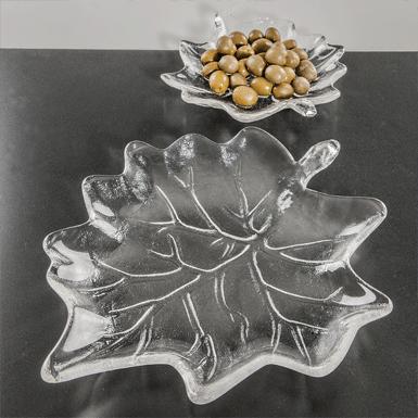 Produktbild Glasi Hergiswil Schale Ahorn 1 Stück, Transparent