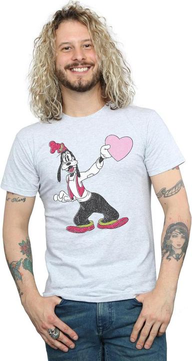 Immagine prodotto Disney Goofy Love Heart Maglietta Uomo (XL)