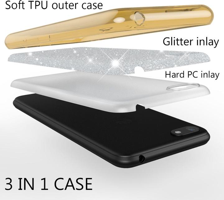 Immagine prodotto Nalia Copertina glitterata (Huawei Y5 (2018))