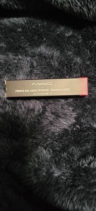 Actual product image MAC Cosmetics Powder Kiss Liquid Lipcolour (986 Make It Fashun!)