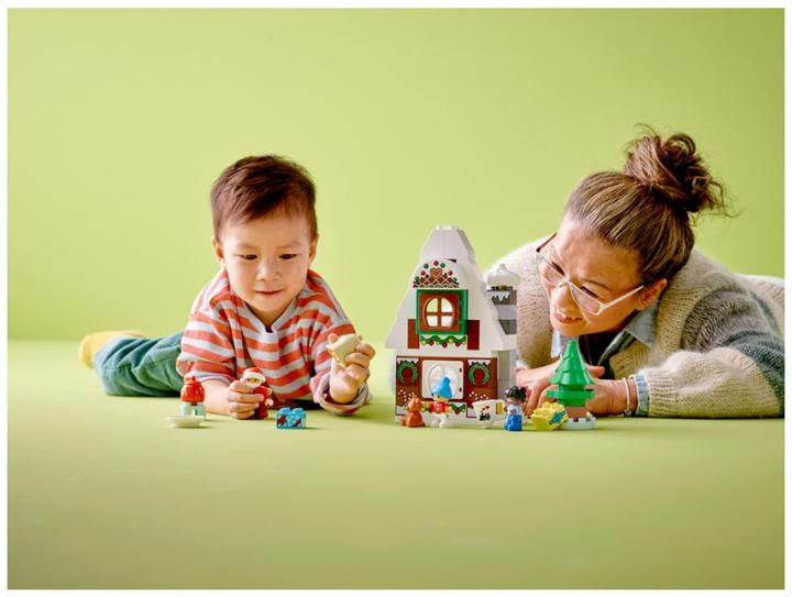 Immagine prodotto LEGO Casa di pan di zenzero con Babbo Natale (10976)