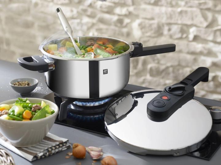 Produktbild Zwilling Ecoquick II Dampfkochtopf, 6l (22 cm, Kochtopf, Edelstahl)