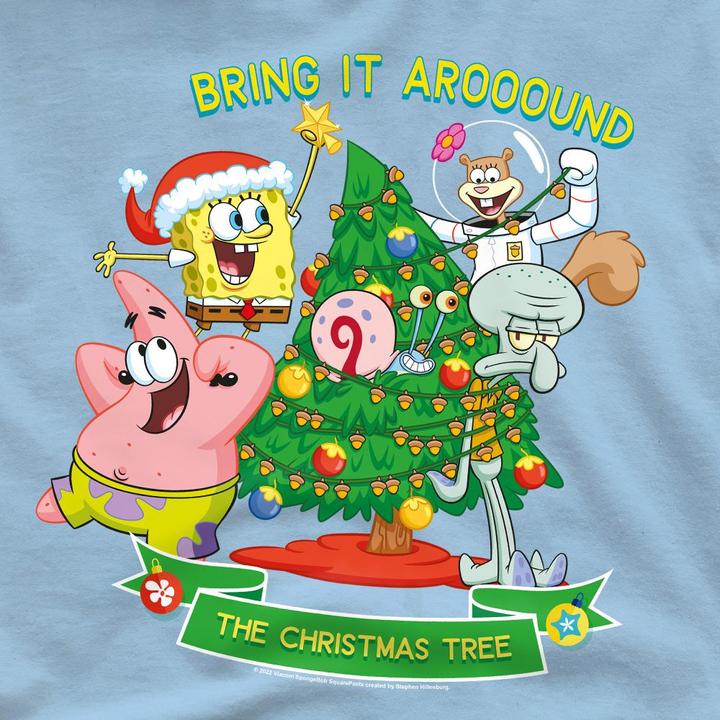 Produktbild Spongebob Squarepants Aroooound The Christmas Tree TShirt (XXL)