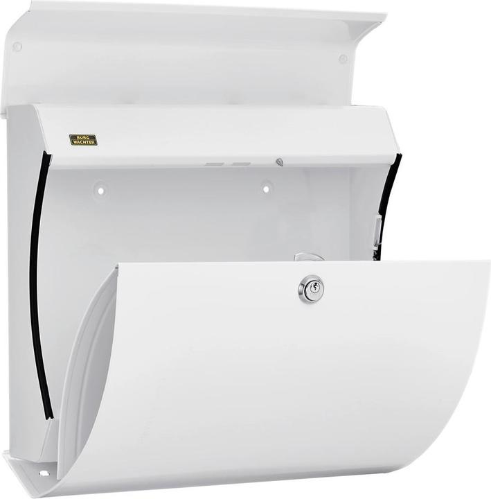 Produktbild Burg Wächter Briefkasten Verona 3844 / 884 m.Innenlicht weiss DIN C4
