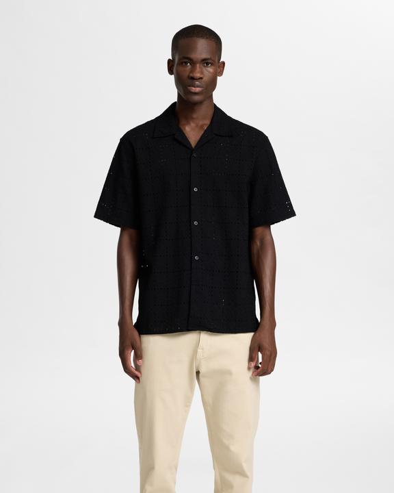 Produktbild Selected Homme Broderie Anglaise Kurzarmhemd (XL)