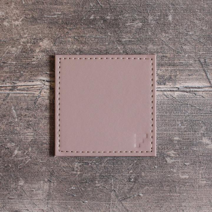 Immagine prodotto Freeform DUO - Sottobicchiere rosa antico/pietra, set da 4 (Sottobicchiere in vetro)