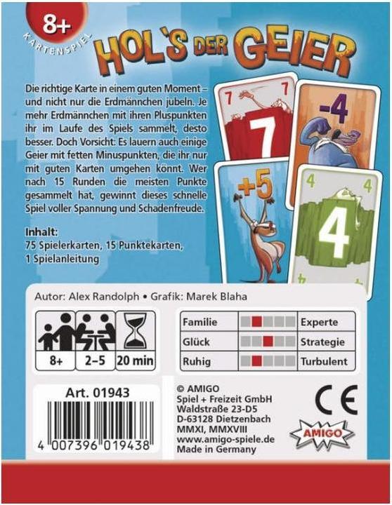Actual product image Amigo Get it for the vultures! (German)