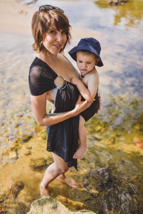Produktbild Lennylamb Wasser Ring Sling Black Mesh (1.80 m)