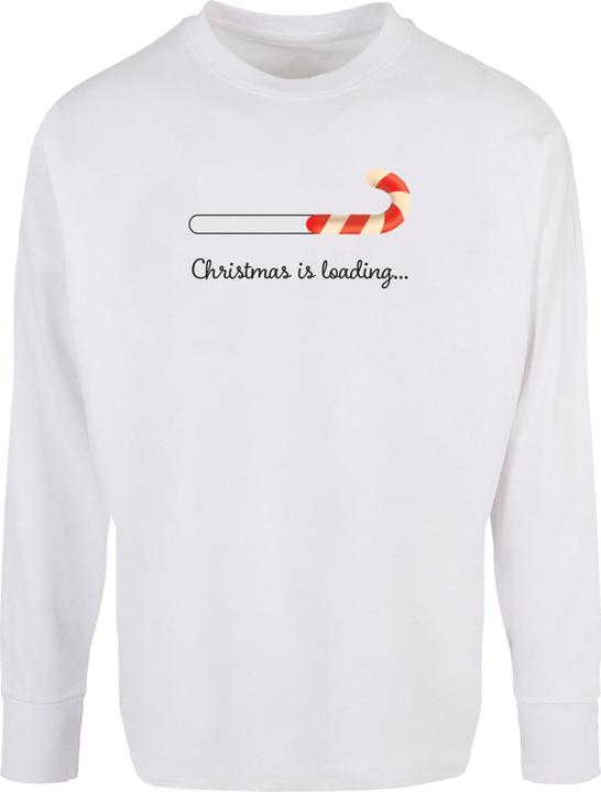Merchcode Christmas Loading Oversized Cut On Sleeve Longsleeve - 114985