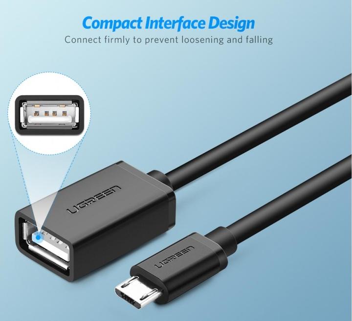 Produktbild Ugreen Micro USB 2.0 OTG Adapter Cable (0.10 m, USB 2.0)