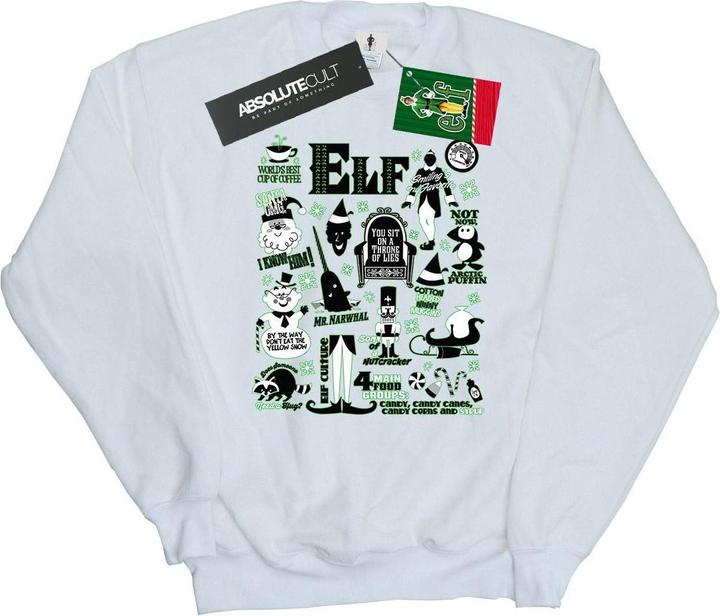 Produktbild Elf Infographic Poster Sweatshirt (XXL)