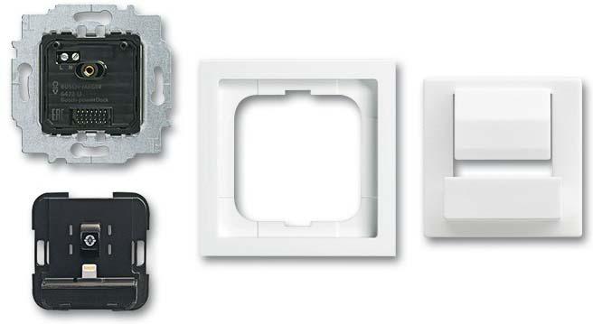 Immagine prodotto Busch-Jaeger BJ 6480-84 Busch-powerDock set completo con studio di connessione Lightning bianco (100 mm)